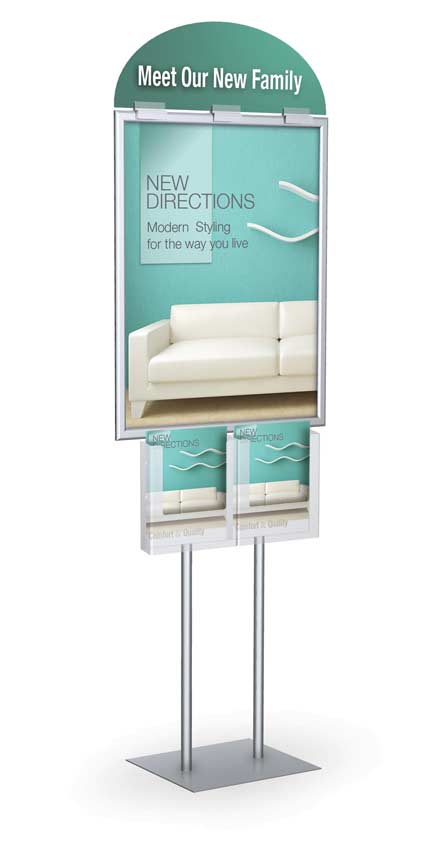 Printed Single Sided Large Poster Holders, Signs