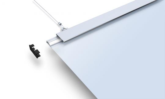 Aluminum Banner Hanger Rails, Hanging Graphic Hardware