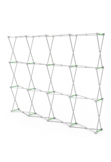 10ft straight 4x3 10ft Straight Pop Up with Velcro Fabric