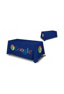 6ft Table cover 4 sided full back with full color printing Table Throw 6 ft