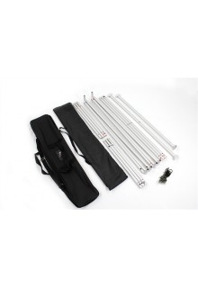 Includes Frame, bungee cords and nylon bag Foundation 7 ft horizontal A-Frame