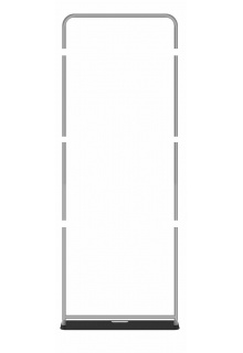 Interlocking push button tubes Interlocking push button tube frame, tension fabric banner stand