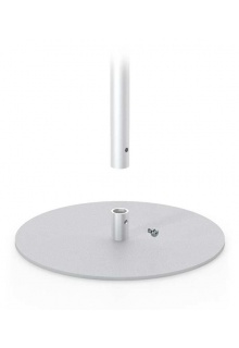 Round base silver silver banner stand with round base