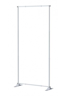 JN6 silver finish Adjustable large format banner stand JN6 silver