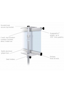 GripGraphic banner stand details GripGraphic banner stand details