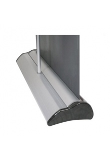 34" wide silver base comes with graphic tensioner Imagine Retractable Banner Stand base