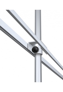 Bottom crossbars moves up and down Banner Stands/Telescopic Banner Stands - Nexus SnapBar Banner Stands