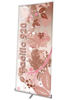 Pacific 920: 35-1/2" wide Banner Stands/Retractable Banner Stands - Pacific
