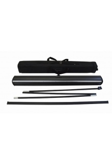 Bungee pole, top rail, base and carry bag Bungee pole, top rail, base and carry bag with fabric banner included