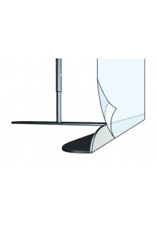 Bottom bar with Velcro hook/loop Bottom bar with Velcro hook/loop