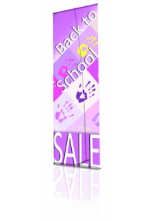 Floor to top graphic display Floor to top graphic display retail banner stand Ultra UB