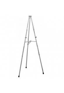 Bright plated steel easel Bright plated steel floor easel
