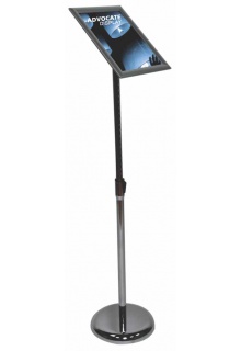 Frame can be set at any desired angle Height adjustable versatile pedestal sign holder stand