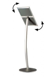 Rotating frame Curved Snap Frame Menu board Display Stands