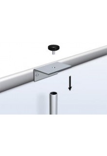 Single sided top attachment Futura Perfex 22"wX28"h poster sign frame stand