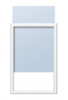 Slide-in frame with 1/4" thick top poster insert slot Slide-in frame with 1/4" thick top poster insert slot