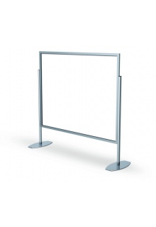 Specially designed heavy duty frame Oversize double sided free standing poster sign holder