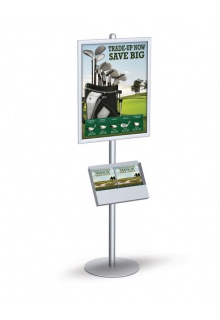 With brochure holder Floor Standing Signs - SignPost Frame Stands