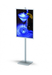 24" w x 36" h with square base 24" w x 36" h poster frame with square base