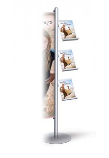 Right mount literature holders SignPost with right mount Catalog Holders