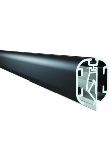 Black finish Black finish aluminum banner hanging bar