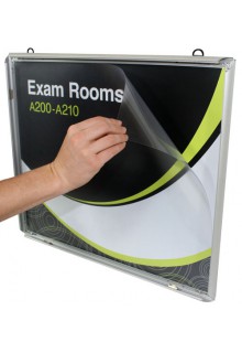 Insert graphic from front Hanging Displays - Hanging Snap Frames