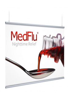 Ideal for large signage 8' wide sign hanging hardware Plastic SnapGraphic Grippers