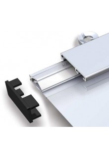 Grippers in slim profle aluminum casing poster hanger rails with aluminum case