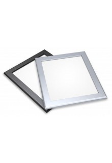 Matte anodized finishes Super slim SnapFrame in black and silver finish