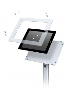 Tamper proof screws Wall mount ipad holder with tamper proof screws