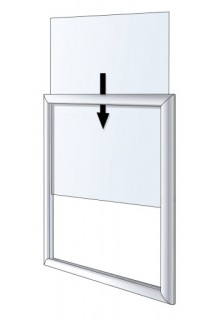 Top graphic insert slot Top graphic slot