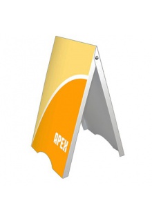 Double-sided polystyrene A-frame Double-sided polystyrene outdoor sidewalk A-frame sign stand