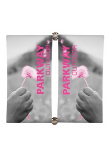 Double span Parkway street pole banner hardware double span