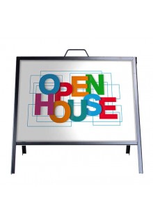 24"x18" A-Frame comes with a handle A-Frame sign holder 18x24