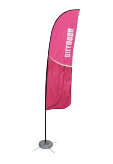 Straight flag Outdoor Zoom Flag Stand Straight flag
