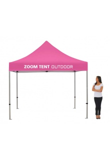 Zoom Tent custom color canopy with lettering Outdoor Displays - Zoom Tent