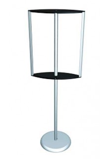 Convex Single Tier Sign Holder Rigid Graphic Displays - Convex Single Tier Sign Holder