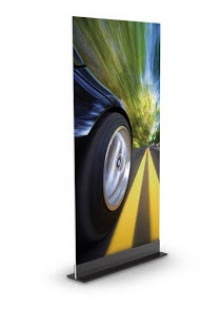 Double LL Mounts 36" black Floor Sign Stands - Double LL Mounts