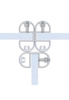 T-shape assembly closeup Rigid sign base T Tower