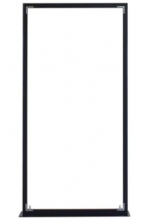 3'x7' Frame Aspen Onyx Double sided SEG Frame with base 3x7