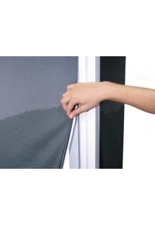 Easy graphic installation Fabric with silicon edge