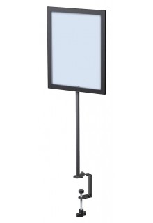 Metal clamp grip range up to 2-1/4" TableTop Sign Holders - Clamp Base Framettes