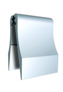 Solid aluminum countertop sign clamp silver finish metal countertop sign clamp silver finish