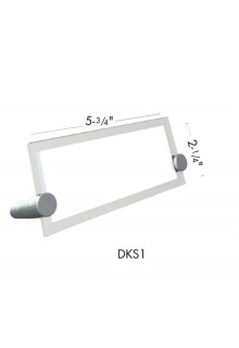 Slanted acrylic desk sign frame TableTop Sign HoldersDesktop Sign Holders: DKS1