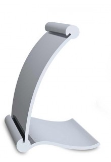 Solid aluminum extrusions Curved tabletop sign holder Eclipse, 12 per pack