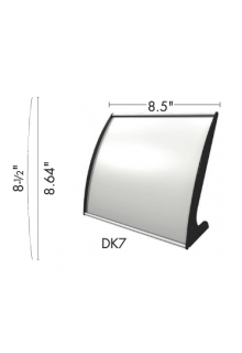 TableTop Sign Holders - Vertical Curved Desk Frame 8-1/2"w x 8-1/2"h