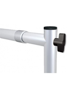 Twist lock offers horizontal and vertical adjustments Adjustable Backdrop banner stand