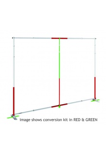 Shown with conversion kit 8'x8' Grand Format Banner Stand conversion kit