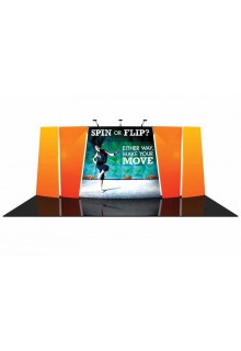Flip 01 Normal View Tension Fabric Displays/Exhibit Kits - Flip 20ft Exhibit Kits