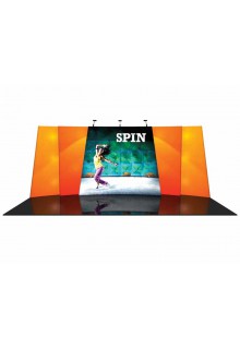 Flip 20ft Exhibit Kits 01 Spin View Tension Fabric Displays/Exhibit Kits - Flip 20ft Exhibit Kits
